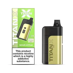 Sour Apple Titan X Prefilled Vape Pod Kit